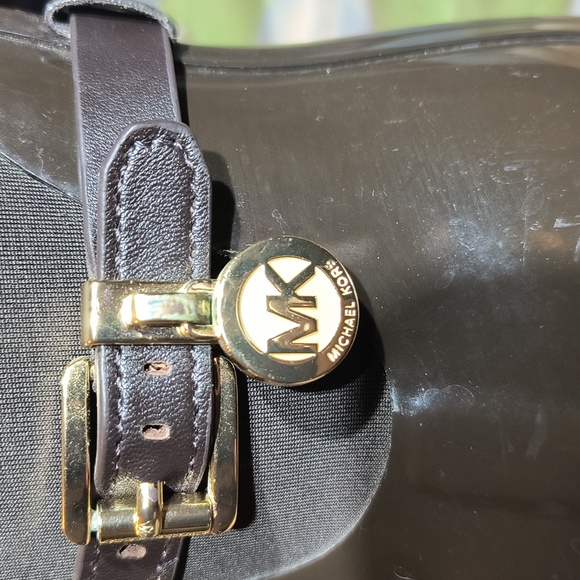 Michael Kors Signature Brown Rain Boots - Picture 4 of 10